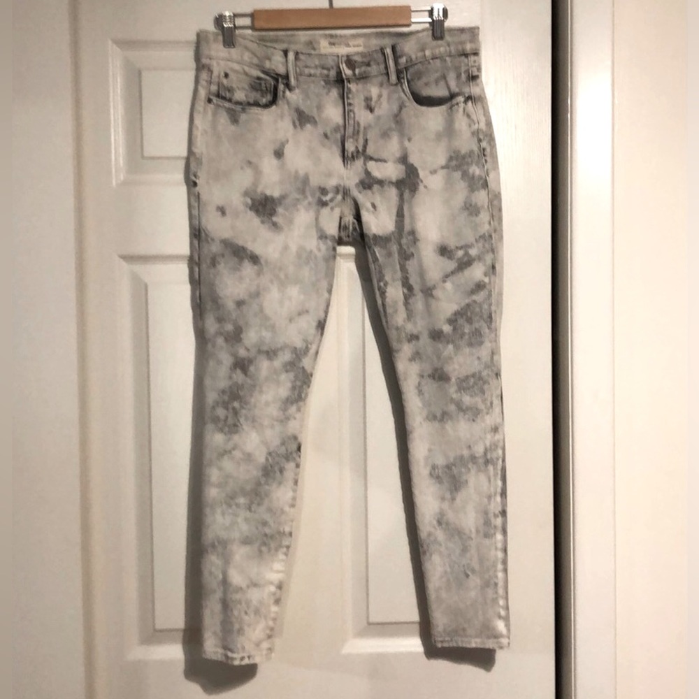Gap for good true skinny acid washed jeans